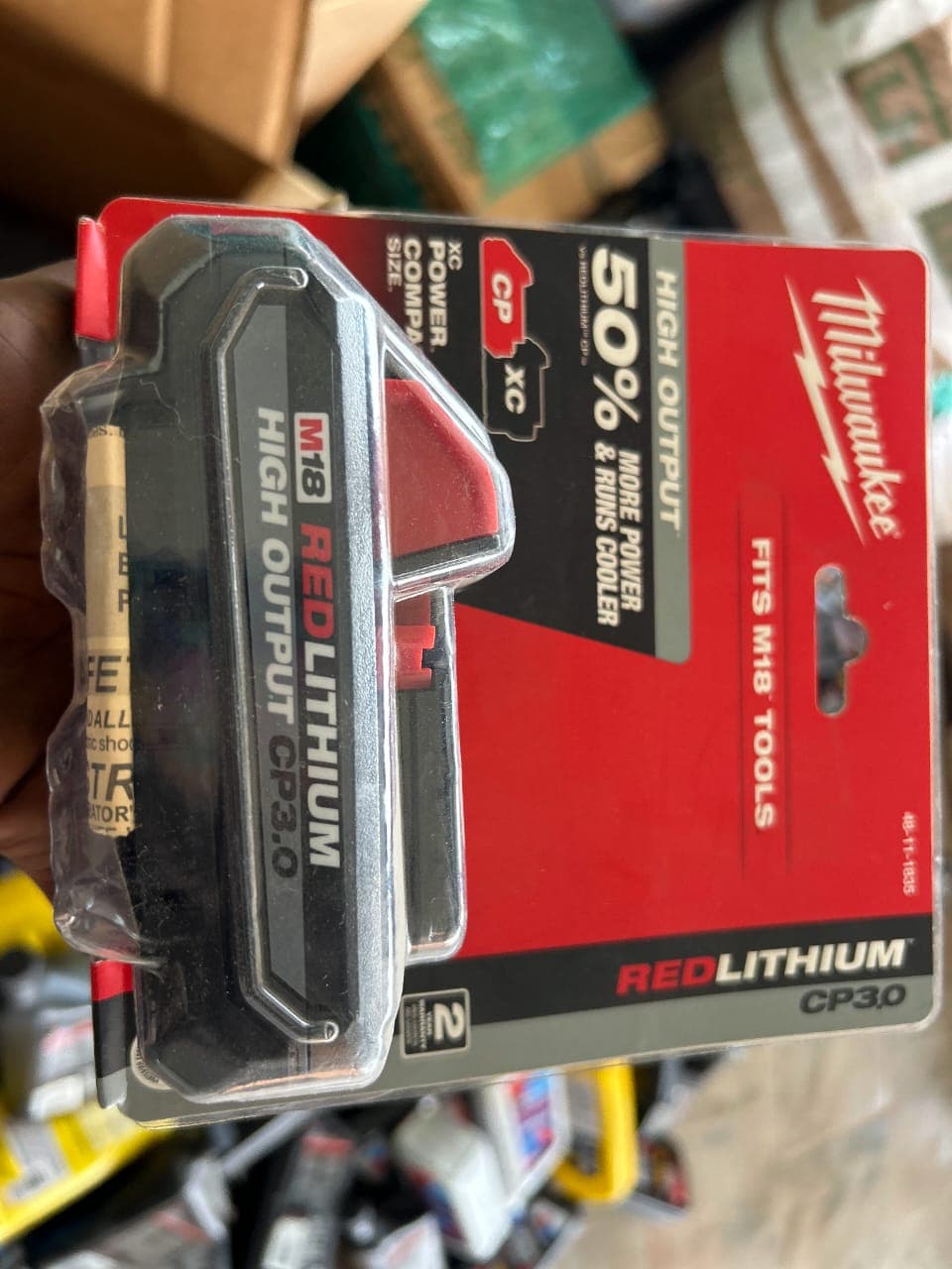 Milwaukee M18 RedLithium Battery